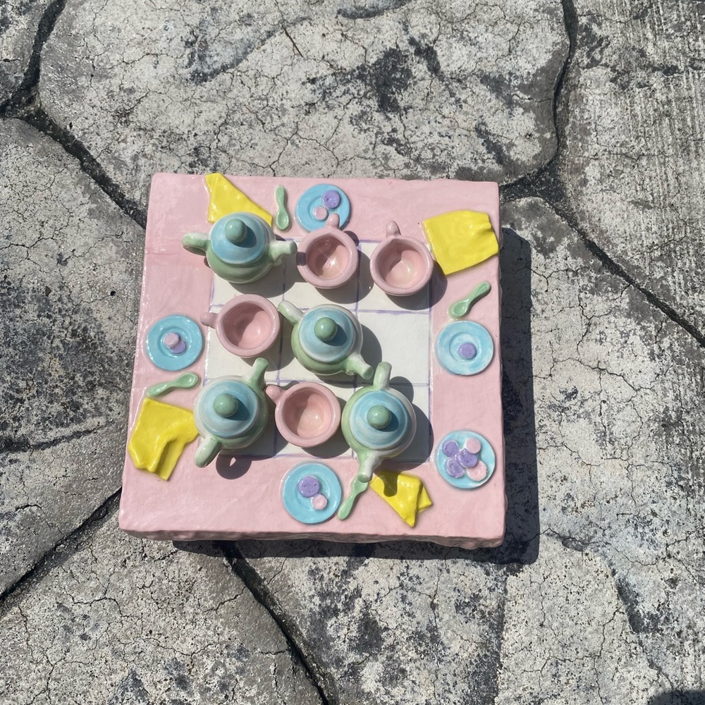Tic-tac-toe little Tea set